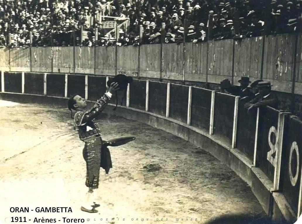 Oran - Les Arenes de Gambetta - Torero - 1911.jpg